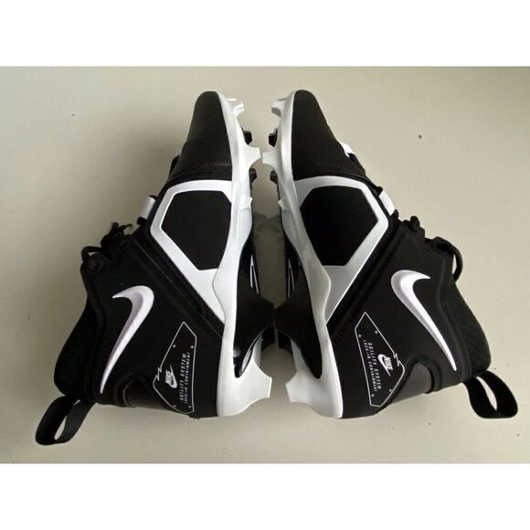 Nike Alpha Menace Pro 3 Mid Football Cleats Men's Black Size 10 CT6649-001 - Picture 9 of 9